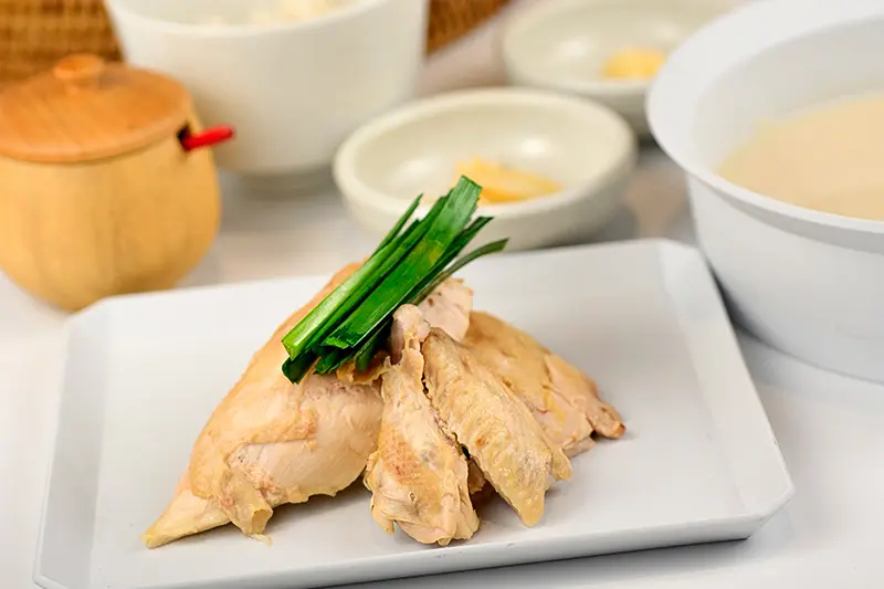 参鶏白飯